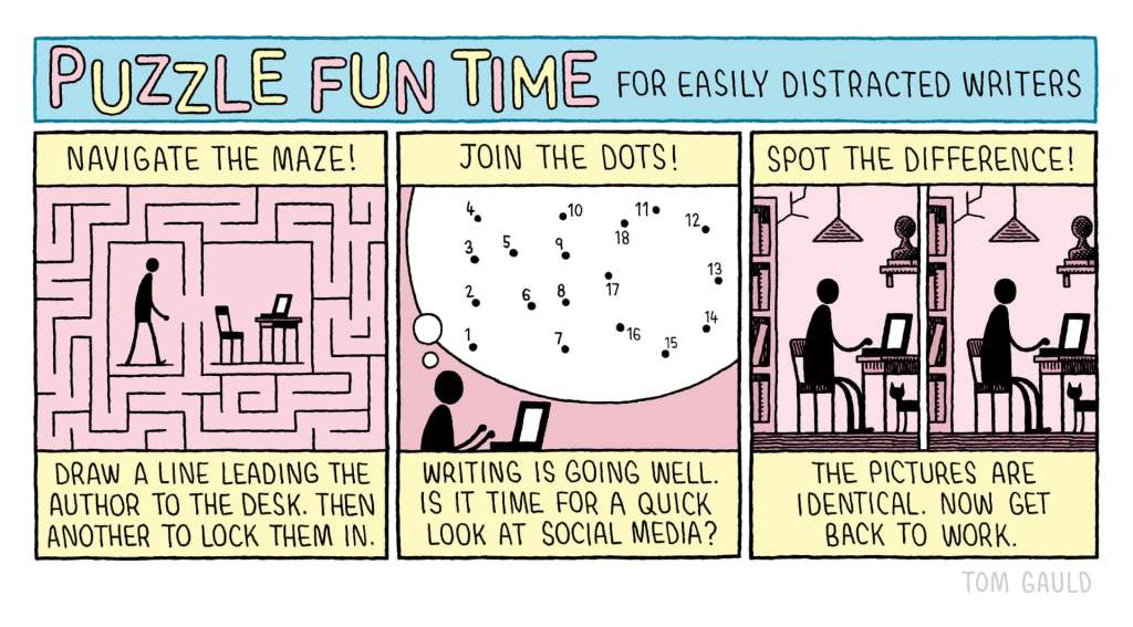 Tom Gauld’s Fun Comics about Writers and&nbsp;Readers