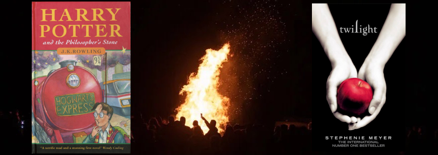 Burning Books in Tennessee — Harry Potter and Twilight&nbsp;Novels