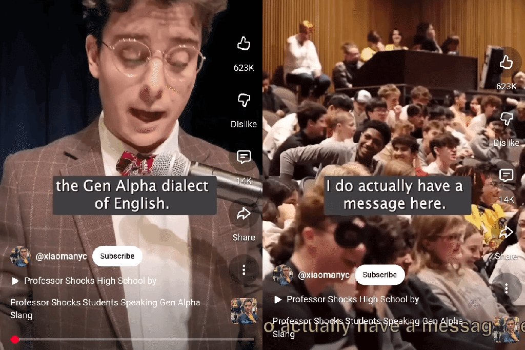 Gen-Alpha Slang “Literally shifting the English meta” Speech Delivered by&nbsp;@Xiaomanyc